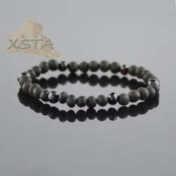 Baltic amber bracelet raw polished beads